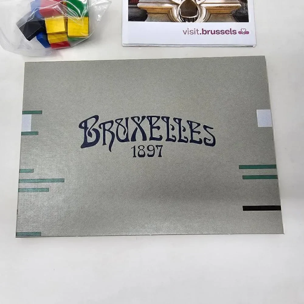 BRUXELLES 1897 CARD BOARD GAME ENGLISH EDITION MISSING RULEBOOK OTHERWISE MINT